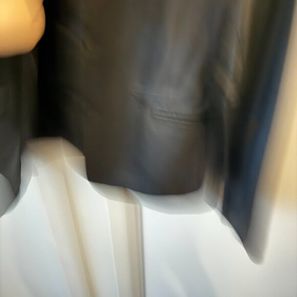 vintage leather blazer jacket size medium - Picture 10 of 11
